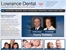 Tablet Screenshot of dentistinrockwalltx.com